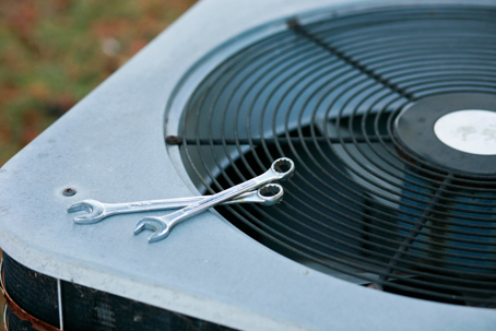 wrenches on ac unit
